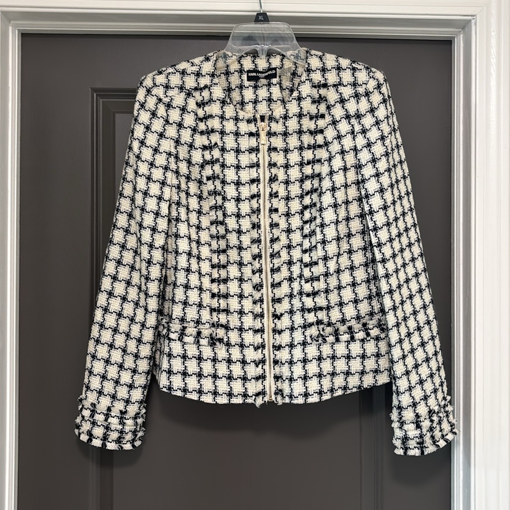 Karl Lagerfeld Paris woven jacket 10